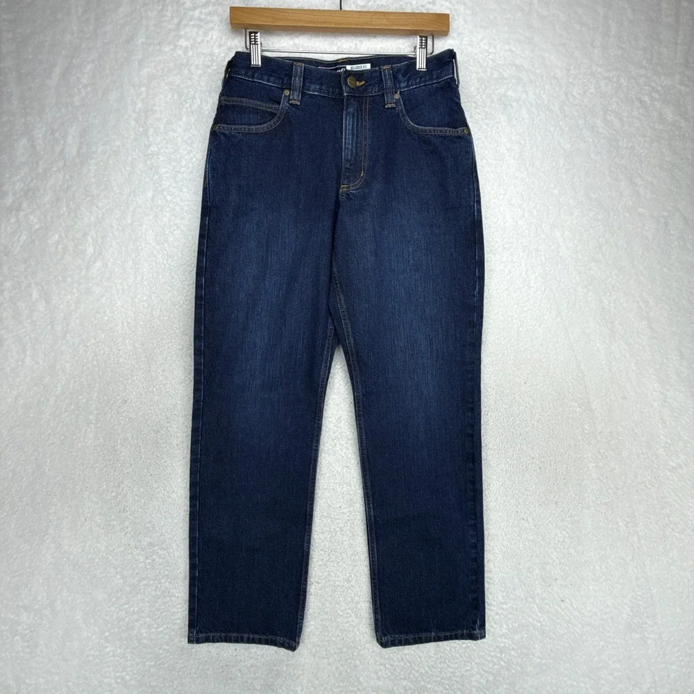 Carhartt BD5119-M Relaxed Fit 5-Pocket Jeans Mens 29x32 Dark Wash Blue Denim NWT